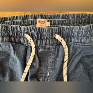 Levi's Dark Blue Denim Joggers